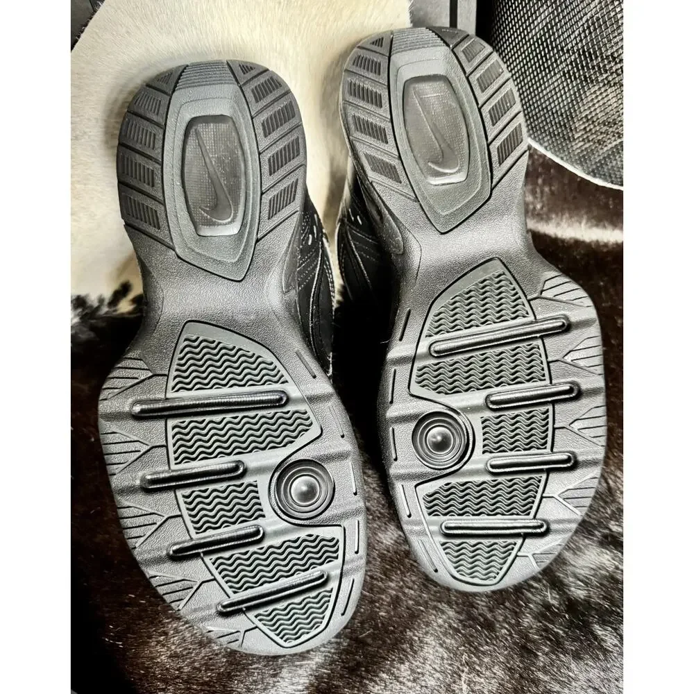 Nike Air Monarch 4 Triple Black Sneakers 415445-001